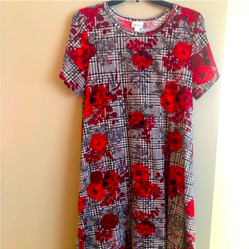Lularoe Carly Floral Dress